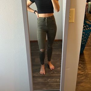 American Eagle- Camo Jeggings- Super Hi-rise